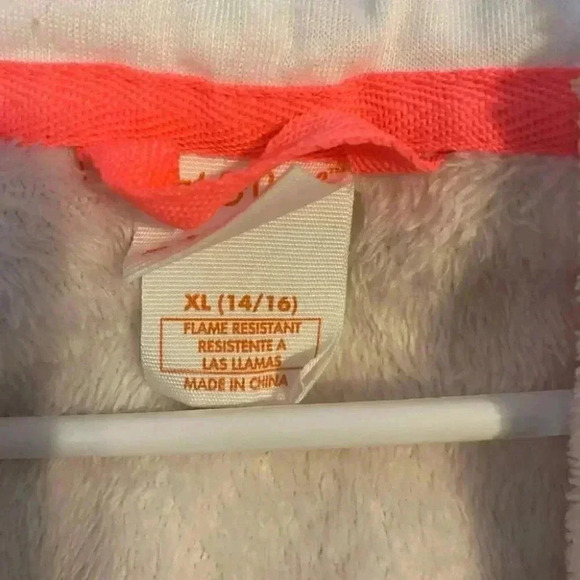 Cat & Jack Unicorn Pink Robe - Picture 8 of 9